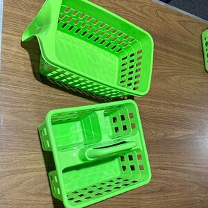 Source Unknown Lime Green Basket Set